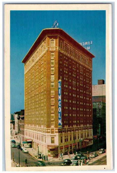 c1950's The Hotel Lincoln Indianapolis Indiana IN Unposted Vintage Postcard
