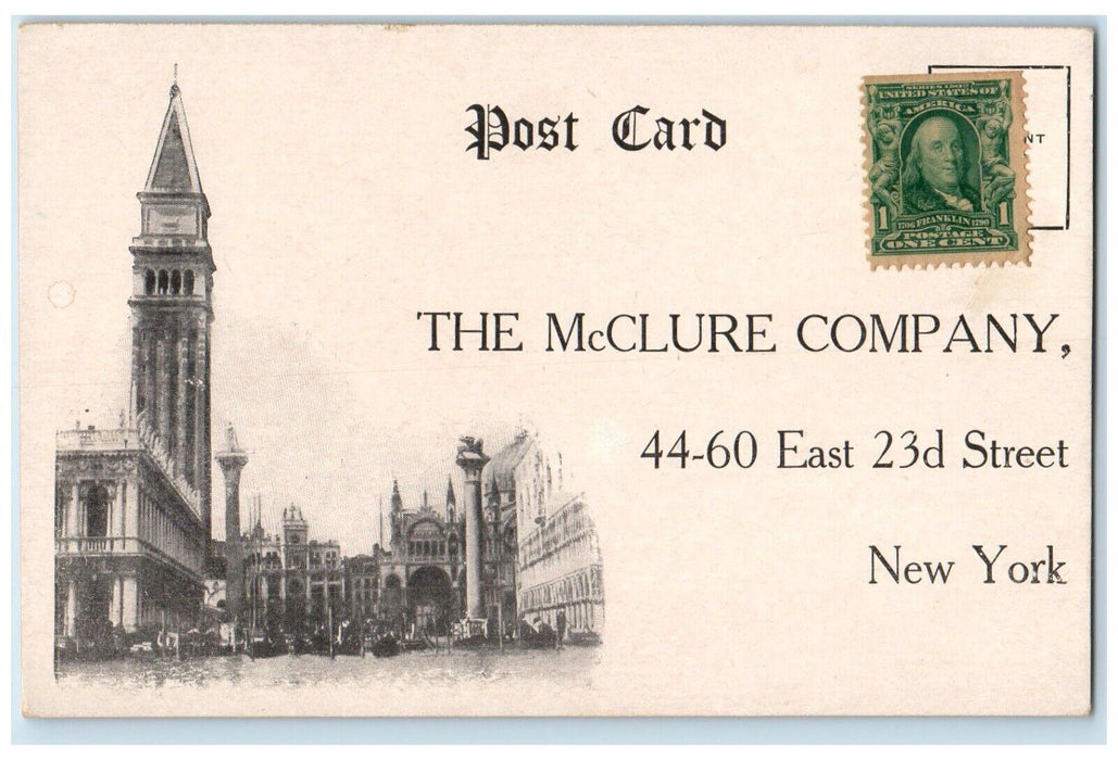 The McClure Company Specimen Pages Of Burton Holmes Travelogues NY Postcard