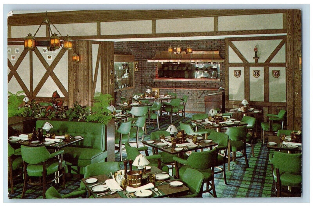 The Royal Scots Grill Belmont Plaza Hotel Dining Room New York City NY Postcard