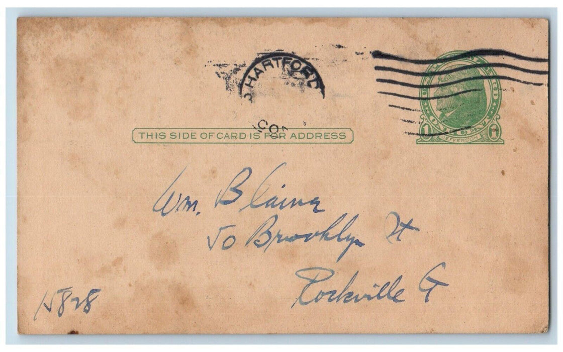 c1905 Decoration Day Offers Advertising Hartford Connecticut CT Antique Postcard