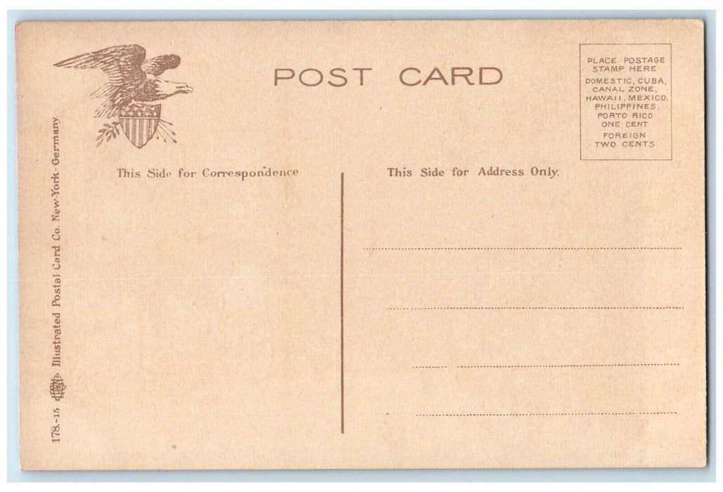 c1910's Washington Street Moon Night View Boston Massachusetts MA Postcard