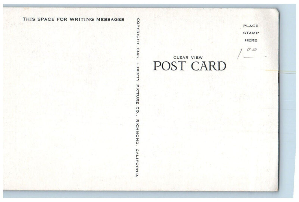 c1940's Advance Transport Steamer Ship WW2 US Navy Military Postcard