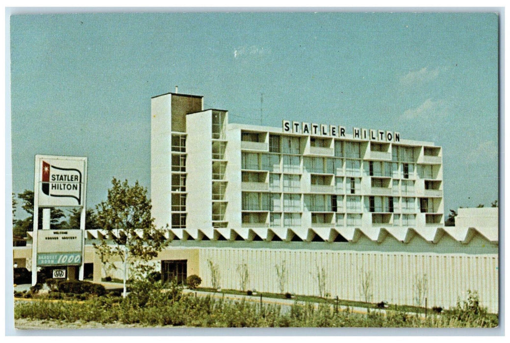 c1950's Statler-Hilton North Inn Akron and Cleveland Ohio OH Postcard