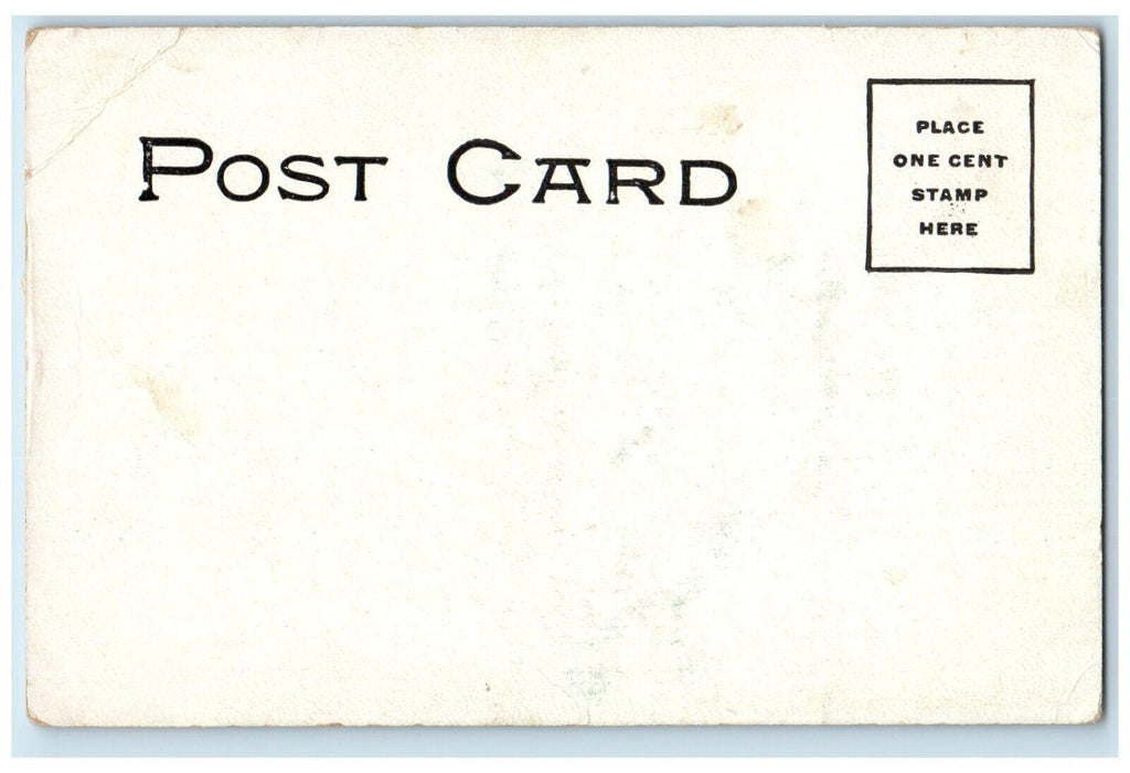 c1905 The Elevated Station At Dudley Street Railroad Train Boston MA Postcard