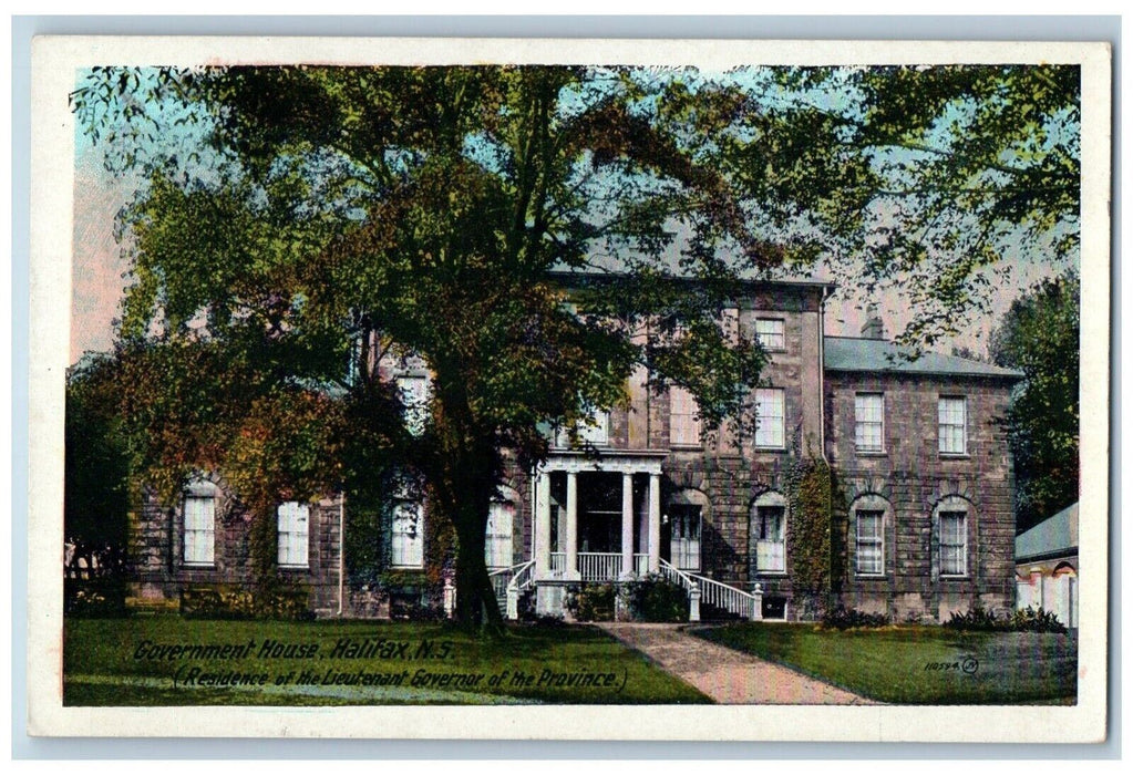 1934 Government House Halifax Nova Scotia Canada Posted Vintage Postcard