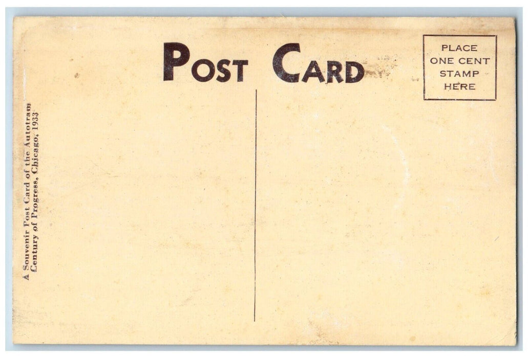 Clark Autotram Clark Equipment Co. Century Of Progress Battle Creek MI Postcard