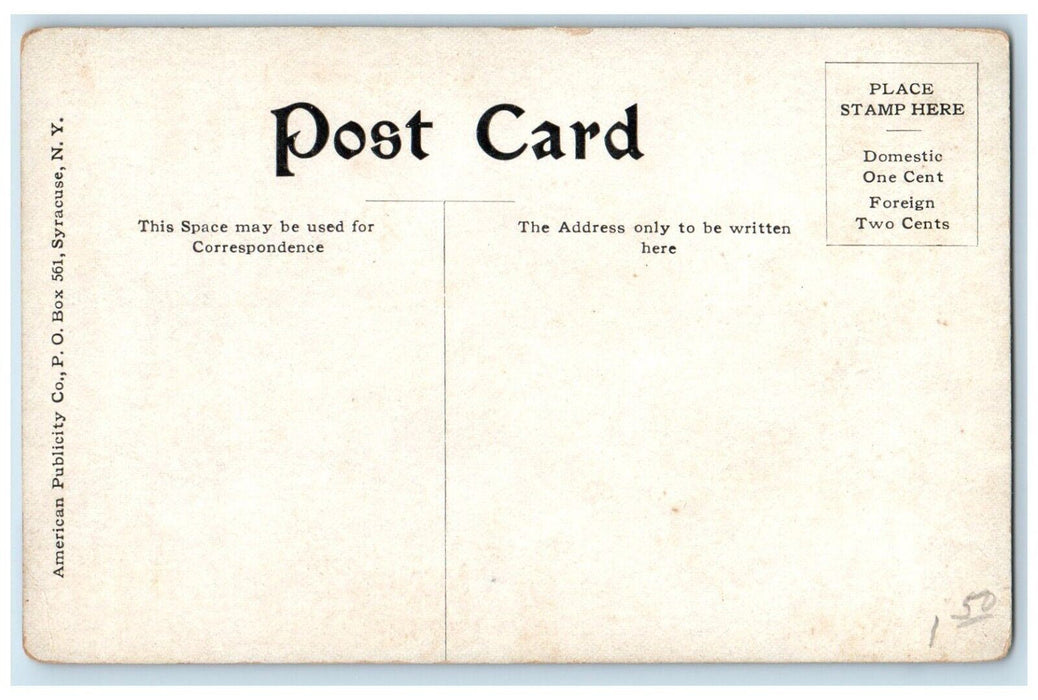 c1910's South Presbyterian Church Exterior Scene Syracuse New York NY Postcard