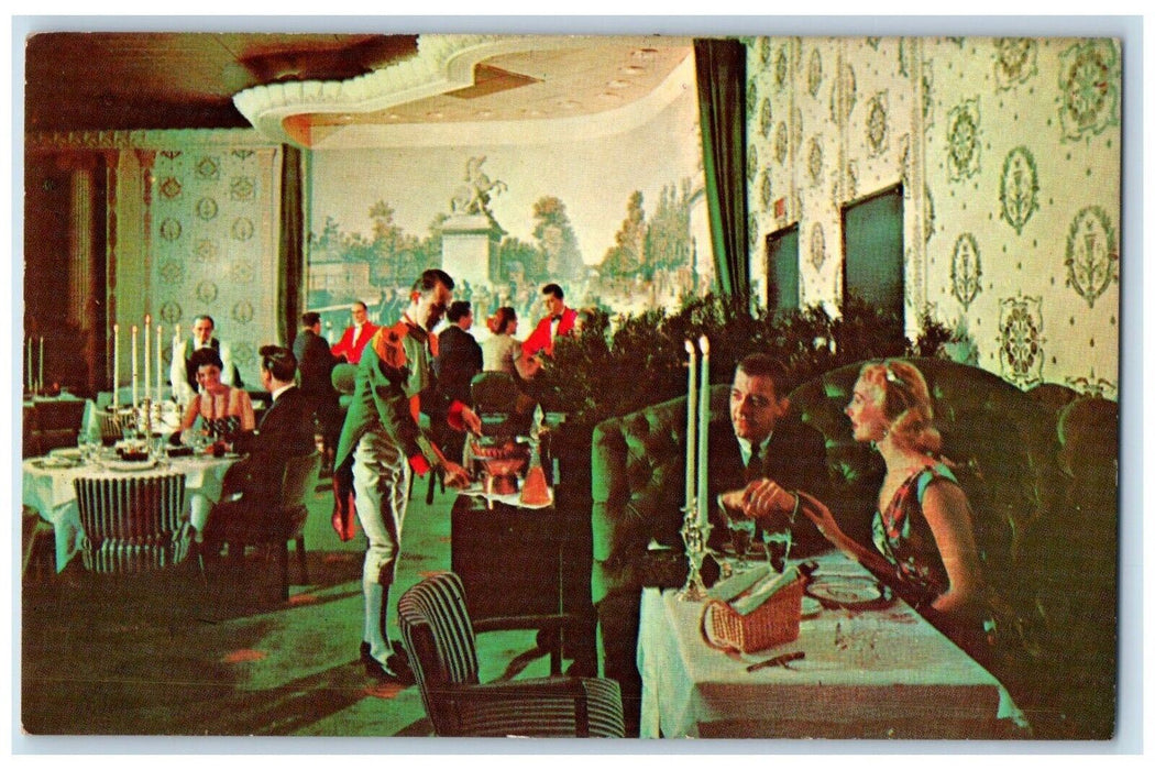 Cafe Bonaparte The Sheraton Blackstone French Dining Room Chicago IL Postcard