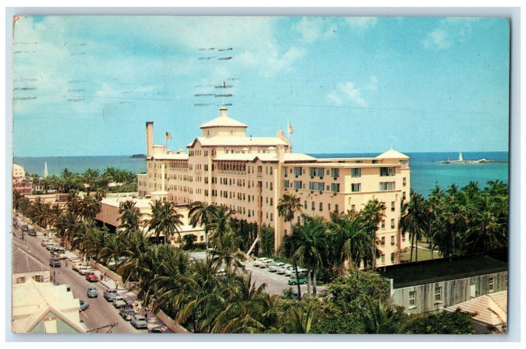 1960 Beautiful Surroundings British Colonial Hotel Nassau Bahamas Postcard