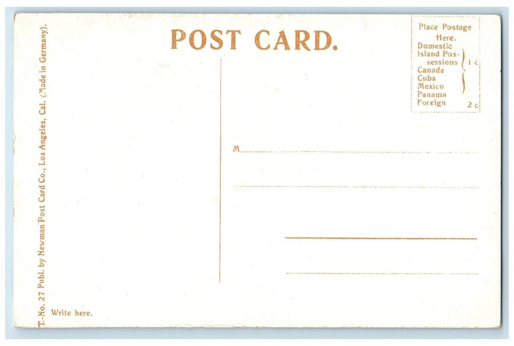 c1910's Hall Of Records Horse Wagon Sacramento California CA Antique Postcard