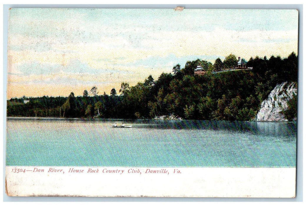 c1905 Dan River House Rock Country Club Danville Virginia VA Unposted Postcard