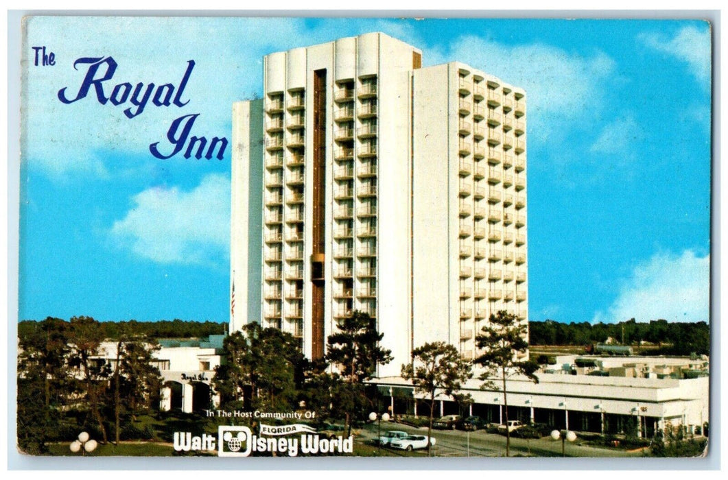 The Royal Inn Building Exterior Cars Scene Lake Buena Vista Florida FL Postcard