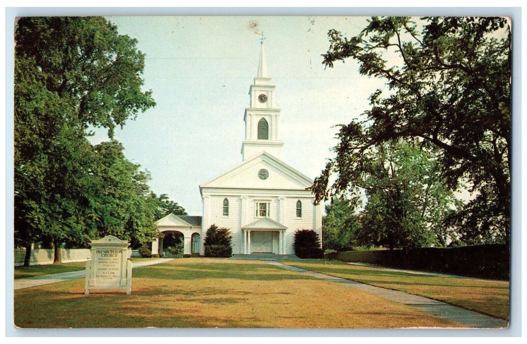 c1960's Presbyterian Church Bridgehampton Long Island New York NY Postcard