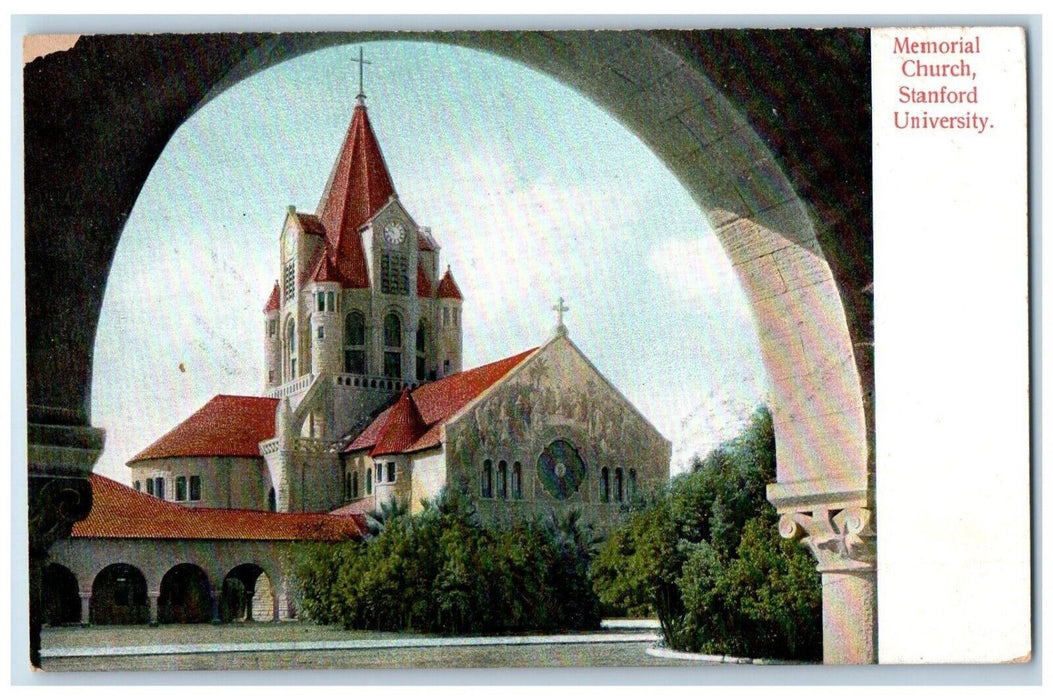 c1910's Memorial Church Stanford University Stanford California CA Postcard