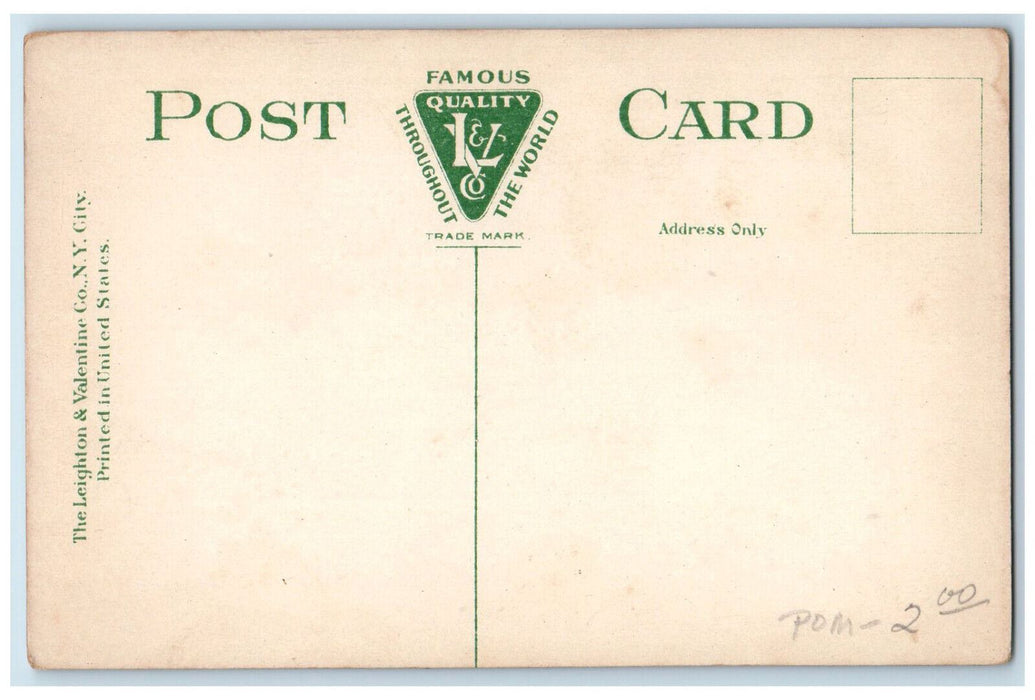 c1910 Soldiers Monument Jamaica Long Island New York NY Unposted Postcard