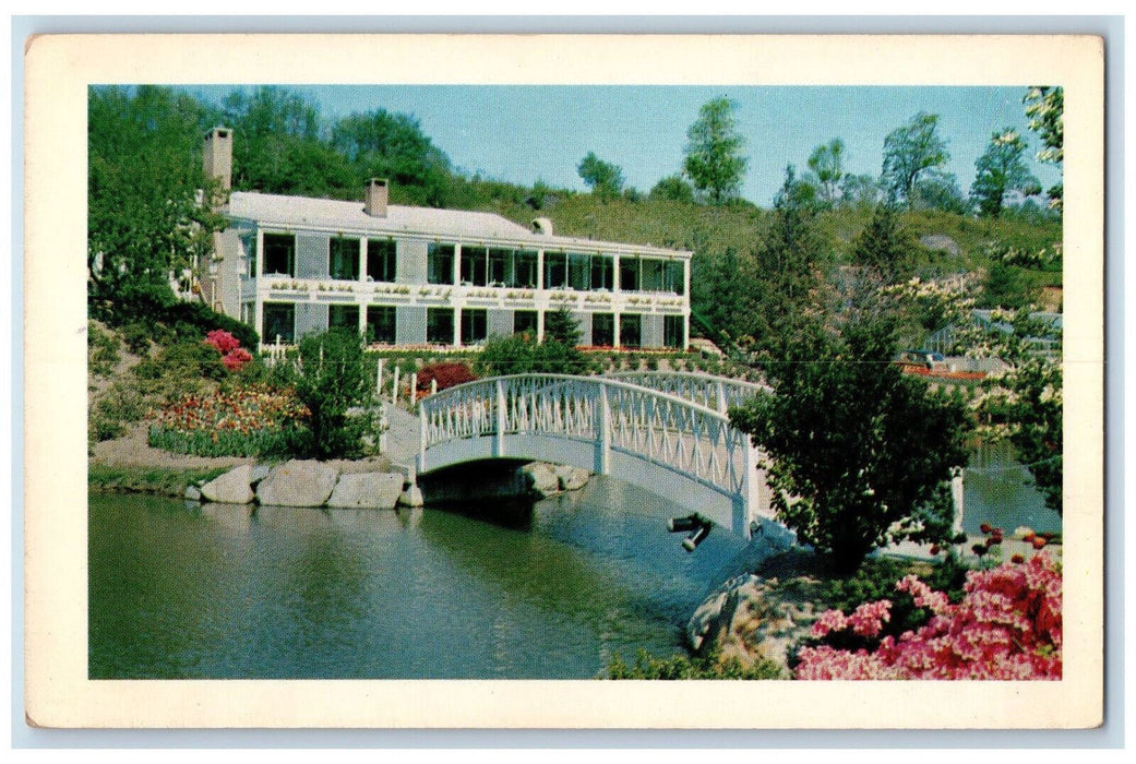 c1950's Map View Patricia Murphy's Candlelight Restaurant Yonkers NY Postcard