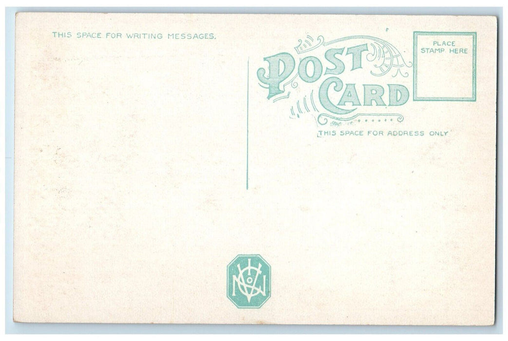 c1910's Pulp Mills And Dam Floriston California CA, Railroad Train Postcard