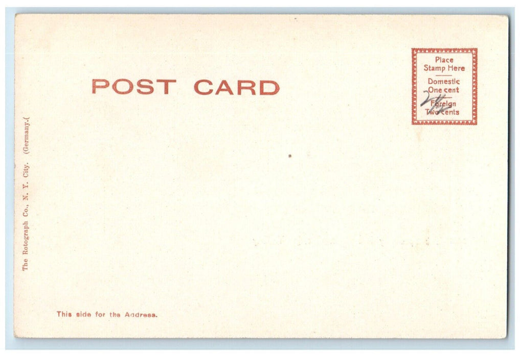 c1905 The Speedway And Highbridge New York City NY Rotograph Antique Postcard