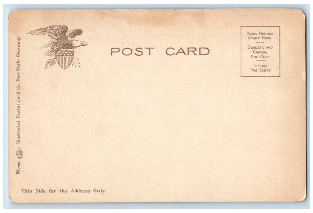 c1905 Underground R. R. Railroad And Park Row New York NY Antique Postcard