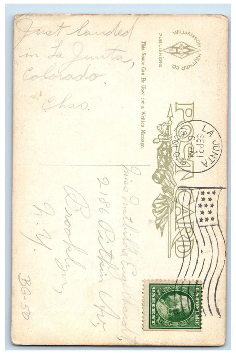 1910 On The Moffat Road Giant Palisade Colorado CO Antique Posted Postcard