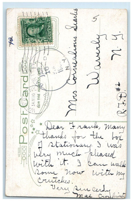 1908 View Of Washington Building New York City NY Posted Antique Postcard