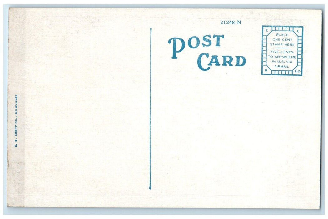 Knickerbocker Grill Chinese American Restaurant Broadway NY Multiview Postcard