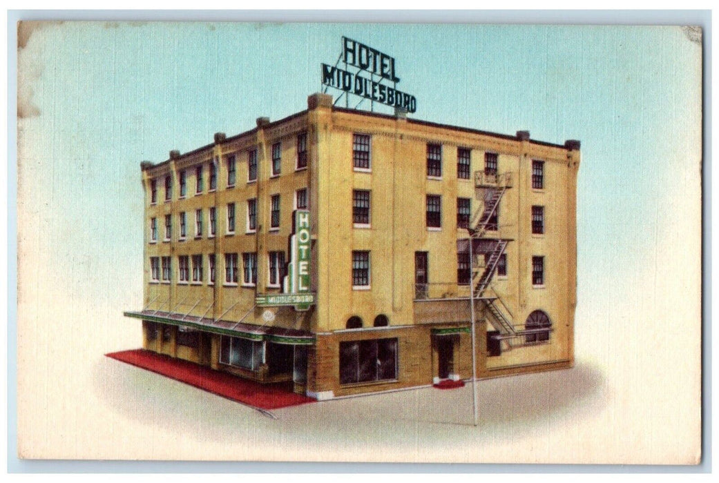 c1940 Hotel Middlesboro Cumberland Ave Exterior Middlesboro Kentucky KY Postcard