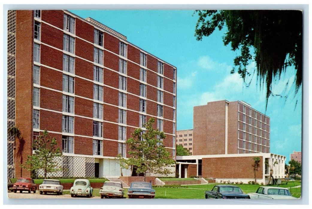 c1960's Salley Hall Dormitories Florida State University Tallahassee FL Postcard