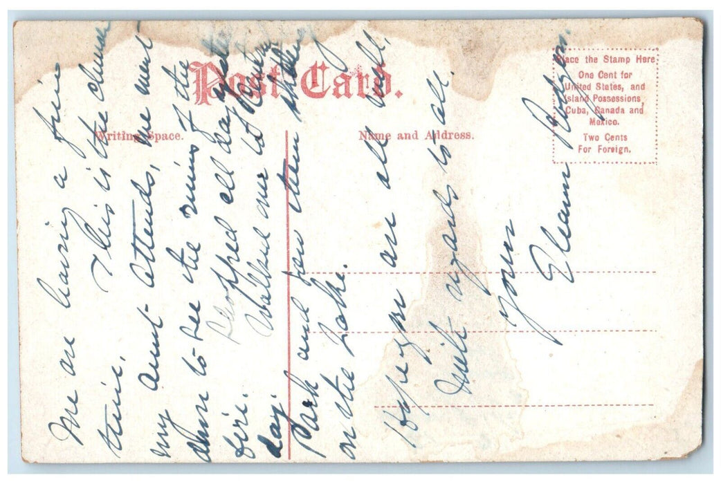 The Big Equitable Fire Scene New York NY, Firefighter Horse Wagon Postcard