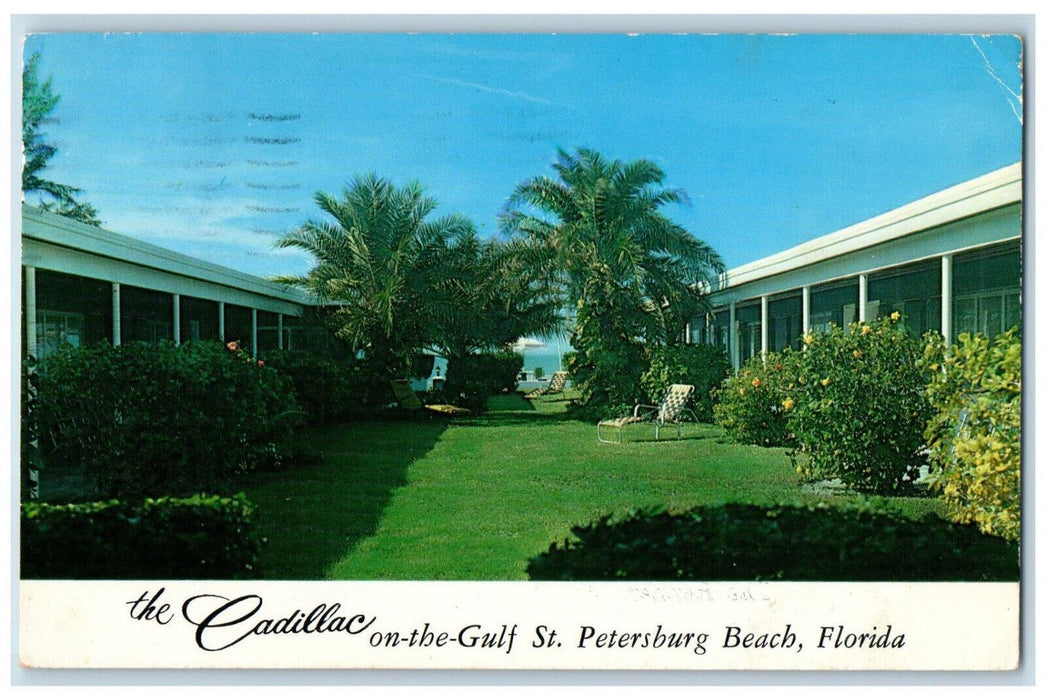 1960 The Cadillac On The Gulf St. Petersburg Beach Florida FL Postcard