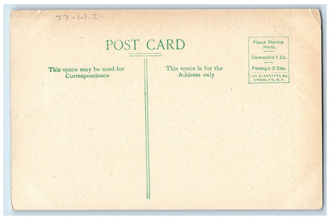 c1910 Old Fort Porter Construction Building Exterior Buffalo New York Postcard