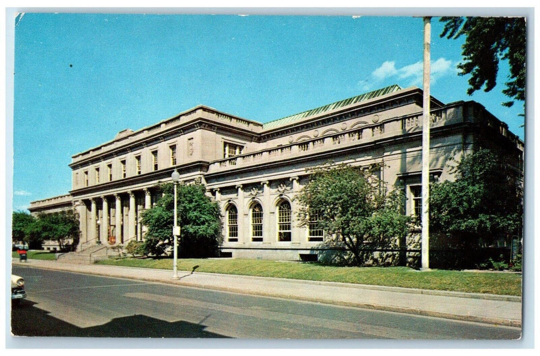 Central Post Office Adjacent To City Hall Schenectady New York NY Postcard