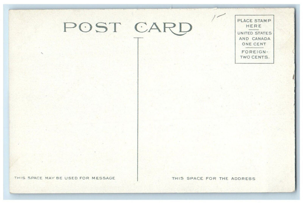 c1910 Morning Roll Call Fort Porter Army Soldier Guns Buffalo New York Postcard