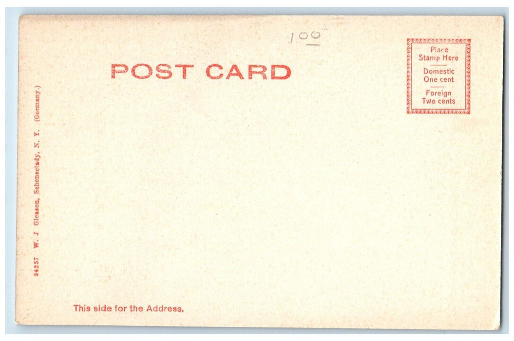 c1905 St. John's Church New Schenectady New York NY Unposted Antique Postcard