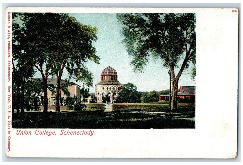 c1905 Union College Building Schenectady New York NY Unposted Antique Postcard