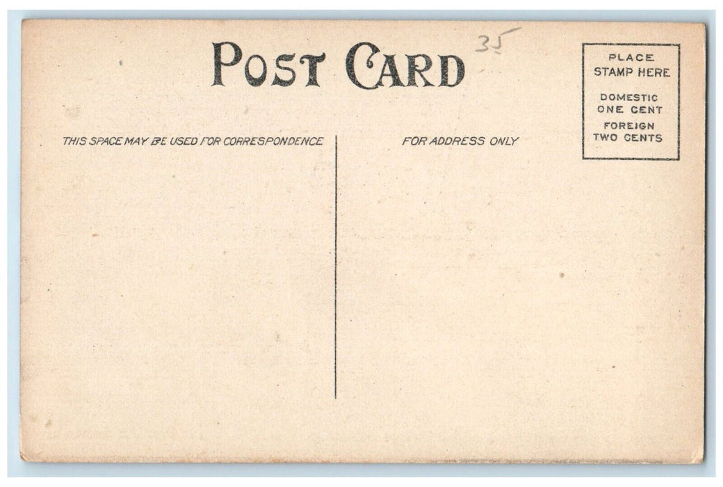 c1910's Washburn Powers Building Union College Schenectady New York NY Postcard