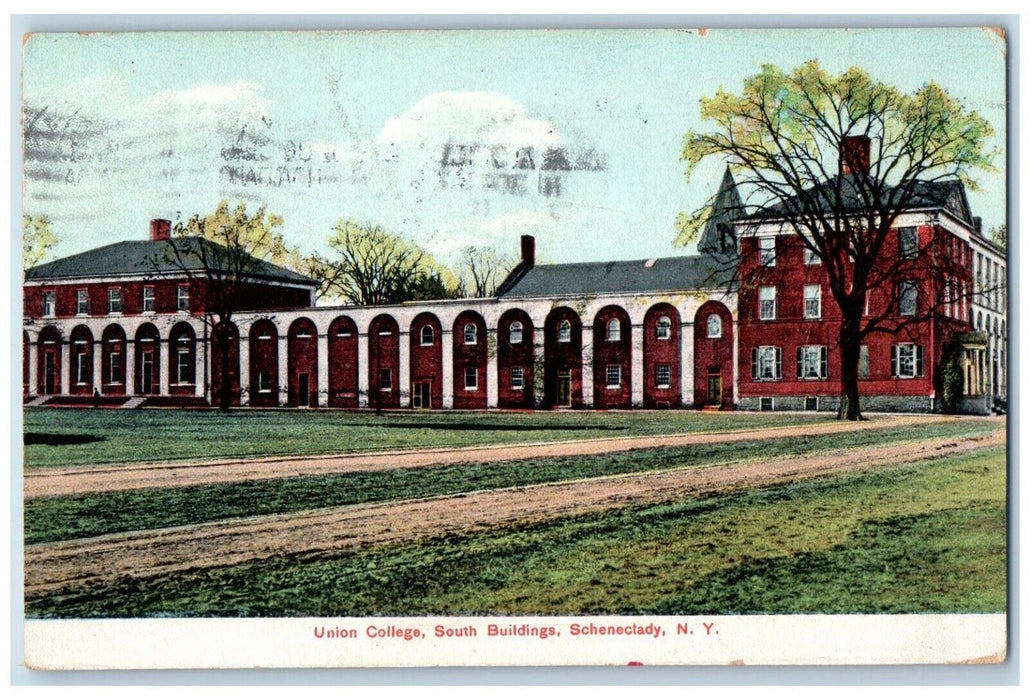 1910 Union College South Buildings Schenectady New York NY Antique Postcard