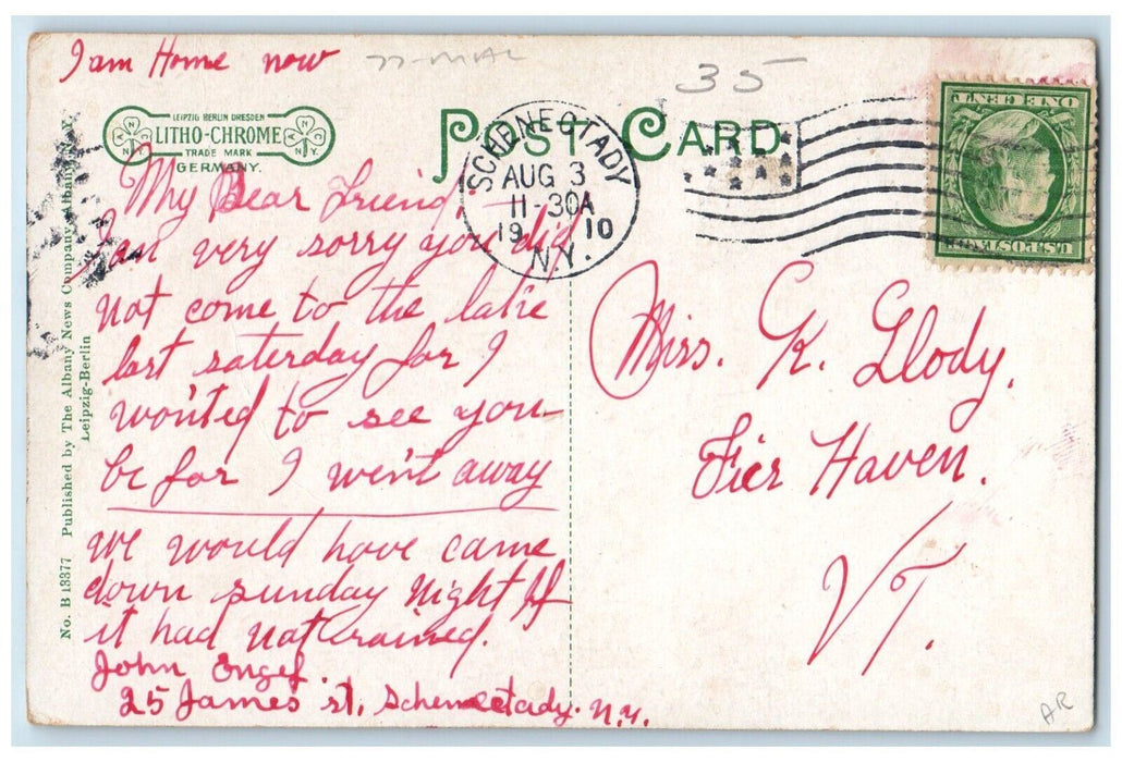 1910 Union College South Buildings Schenectady New York NY Antique Postcard