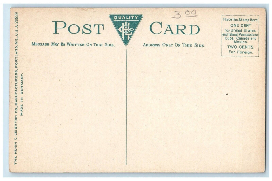 c1910's Main Street Horse Carriage Stores Clothing Saugerties NY Postcard
