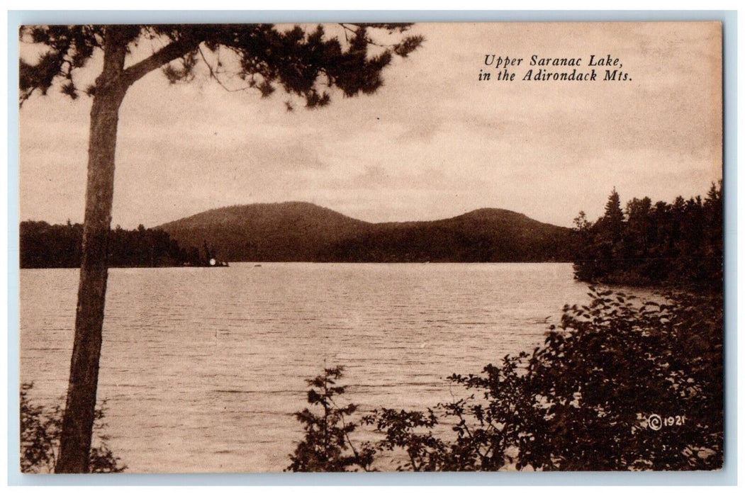 c1910's Upper Saranac Lake In The Adirondack Mountains New York NY Postcard