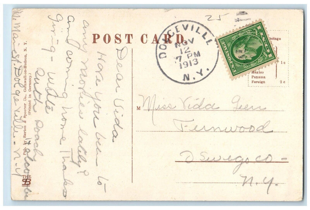 1913 Former Home Of Robert Louis Stevenson Saranac Lake Adirondacks NY Postcard