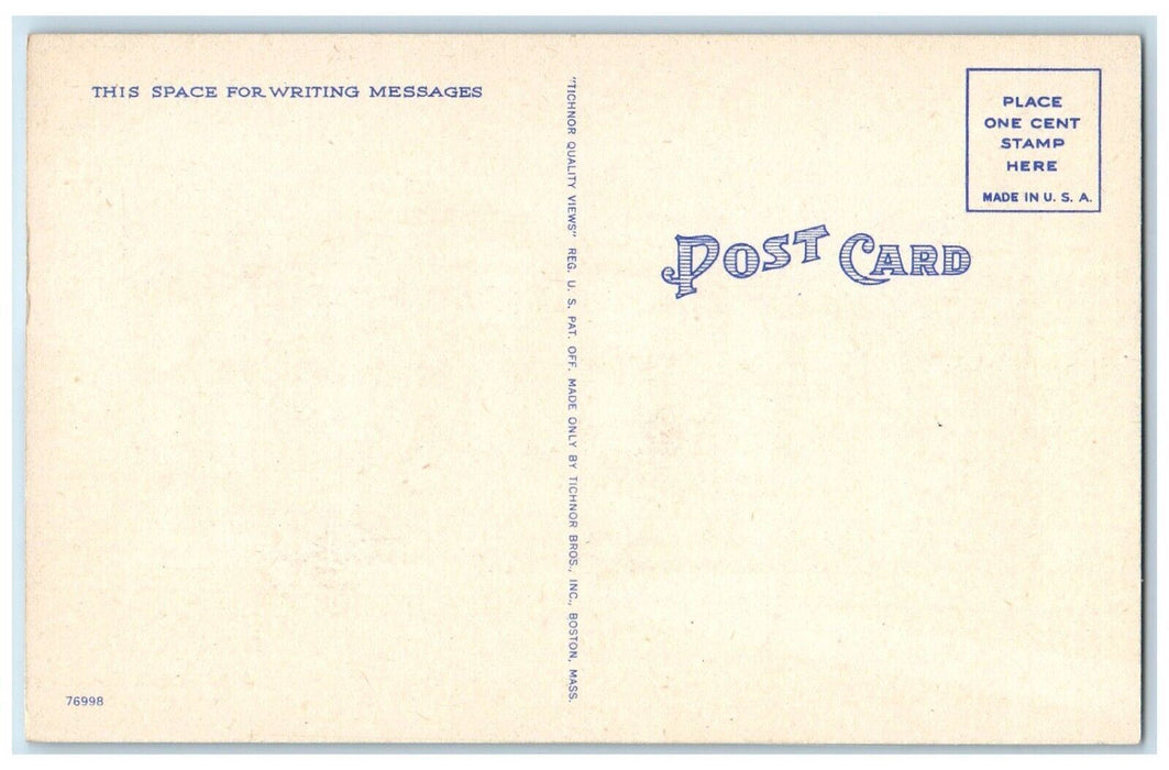 c1950's The Gateway to the Finger Lakes Canandaigua Academy NY Postcard