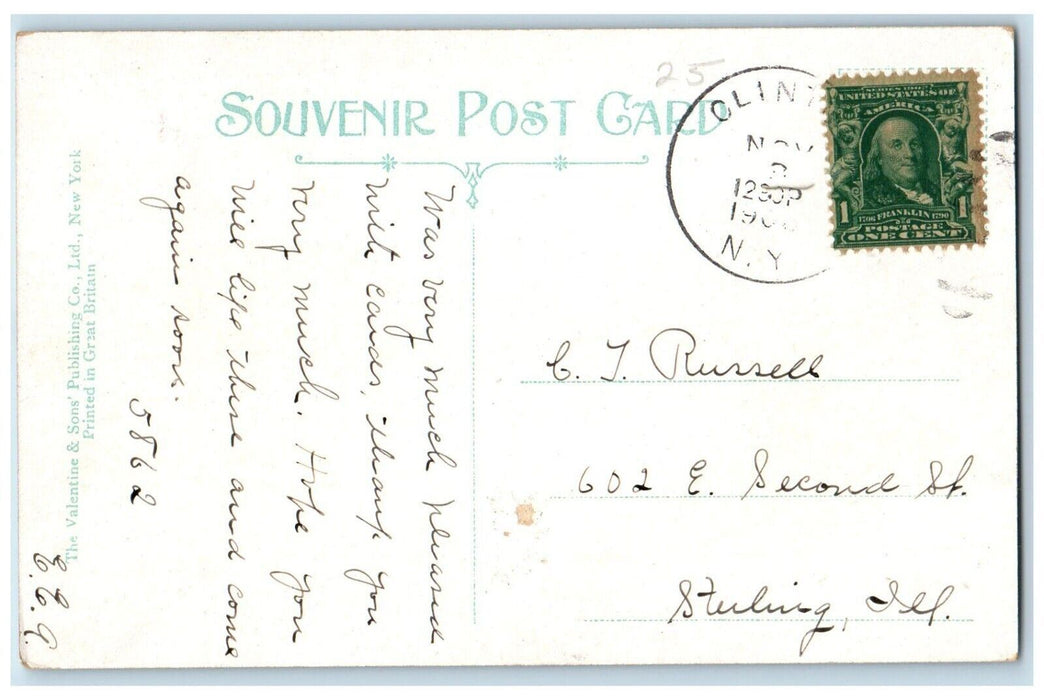 c1910's Saranac Inn Upper Saranac Lake Adirondacks New York NY Antique Postcard