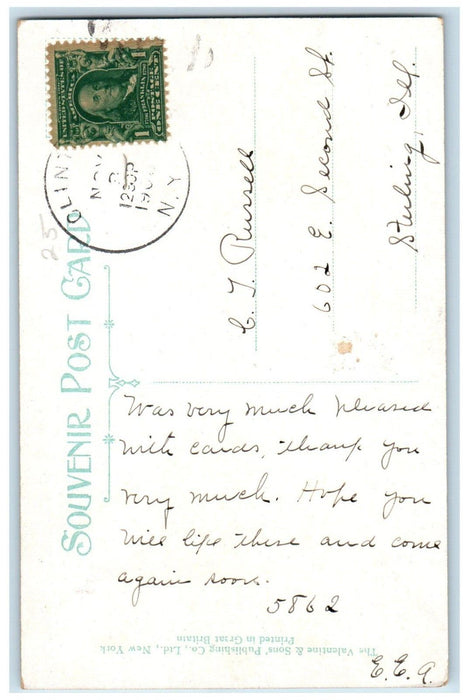 c1910's Saranac Inn Upper Saranac Lake Adirondacks New York NY Antique Postcard