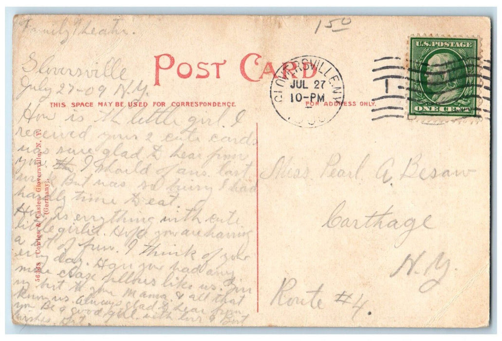 1909 The Pines Hotel And Trees Sacandaga Park New York NY Antique Postcard