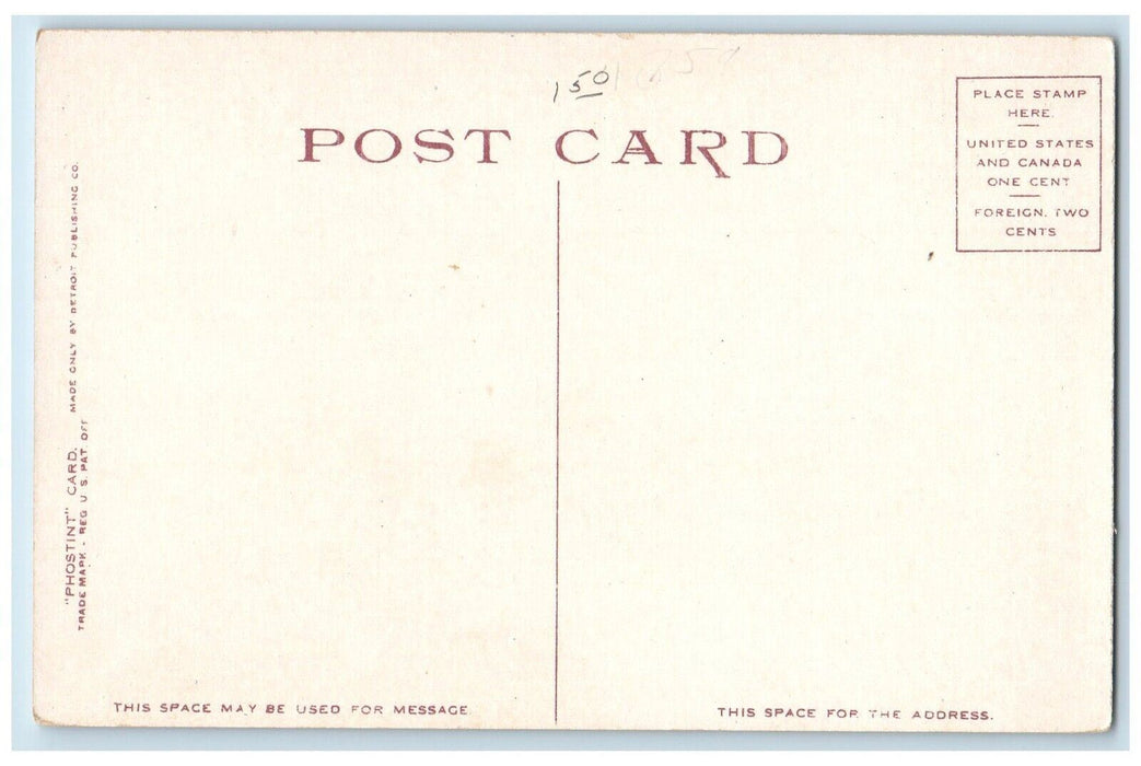 c1910's Adirondack Foot Hills Car Sacandaga Park New York NY Phostint Postcard