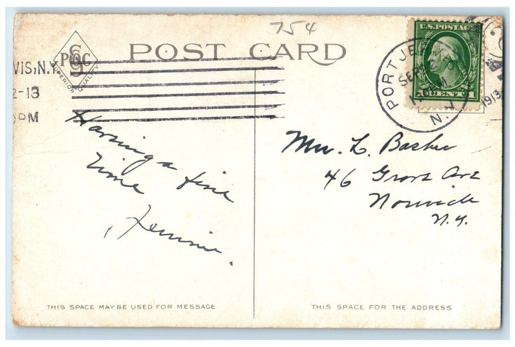 1913 Glimpse Of Eddy Farm Sparrowbush New York NY Posted Antique Postcard