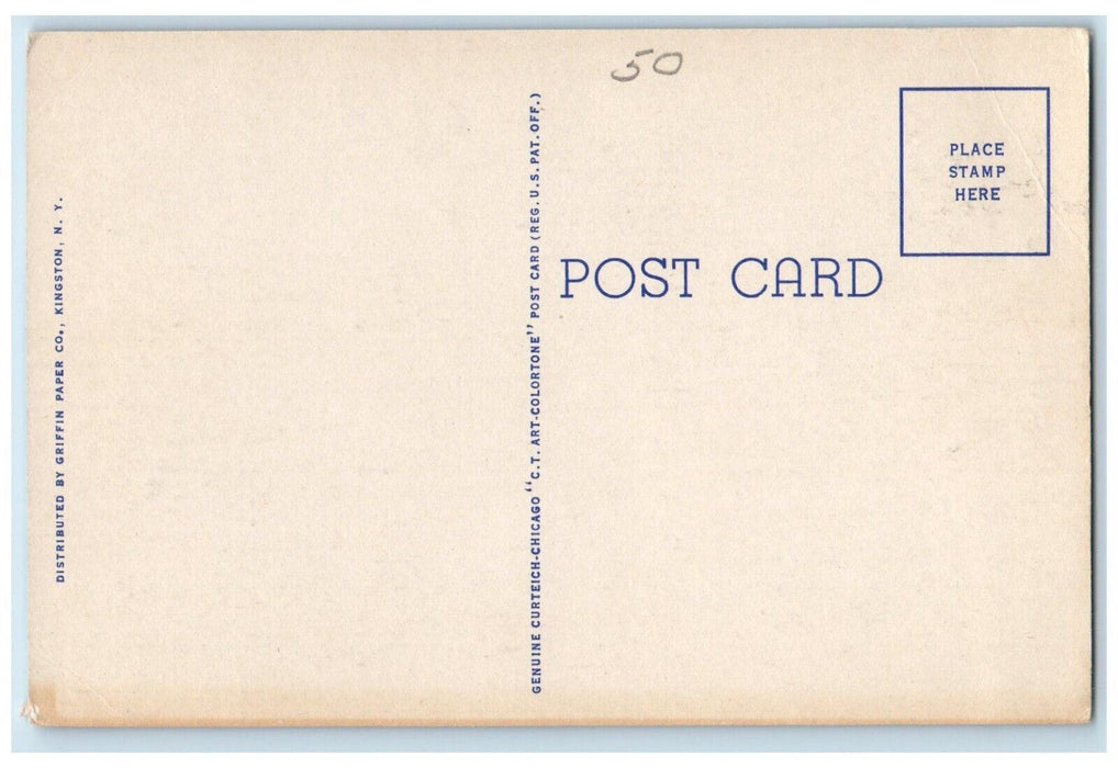 c1930's The Boulder Sam's Point Shawangunk Mountains New York NY Postcard