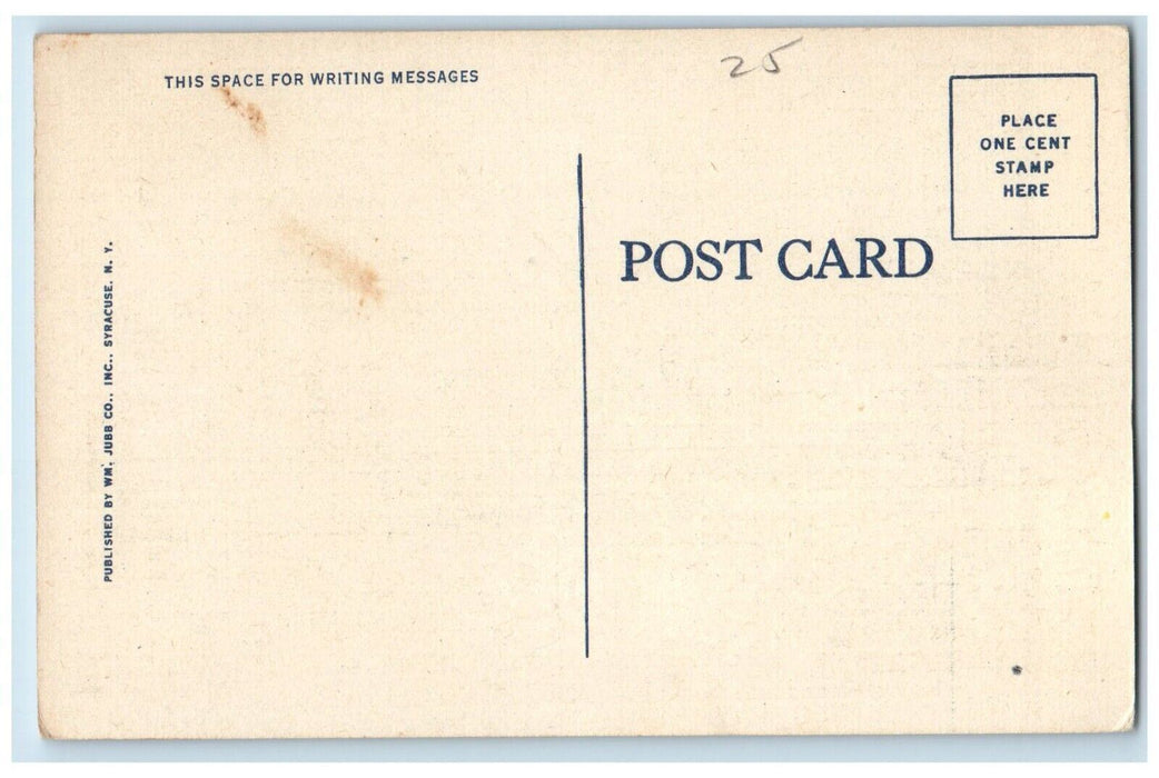 c1910's Keuka College Campus Ground Penn Yan NY, In The Finger Lakes Postcard