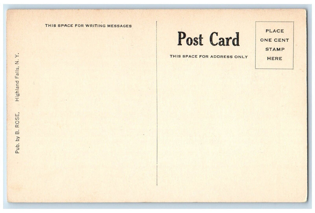 c1940's General View of Bear Mountain New York NY Multiview Postcard